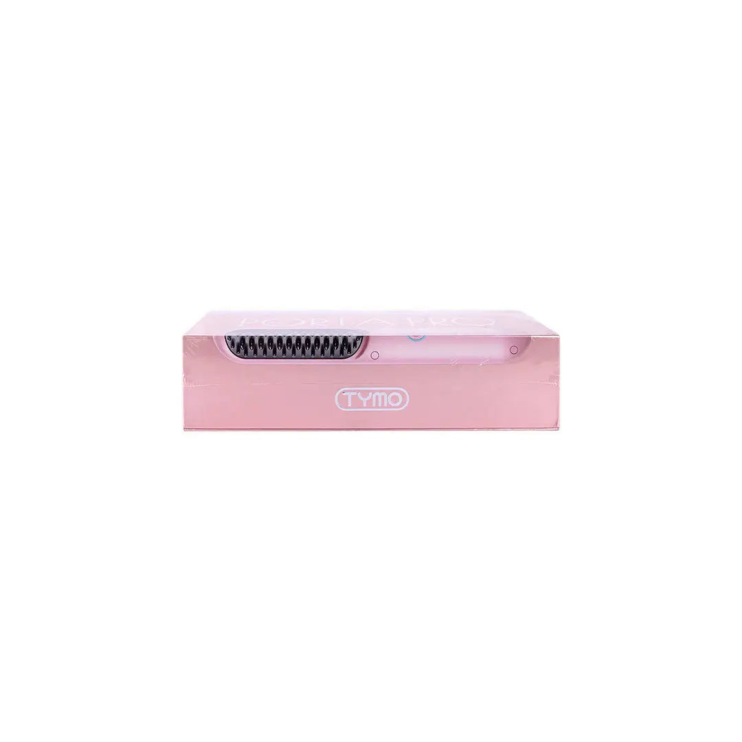 54791-Tymo Porta Pro Portable Hair Straightening Brush HC122P-Pink +2