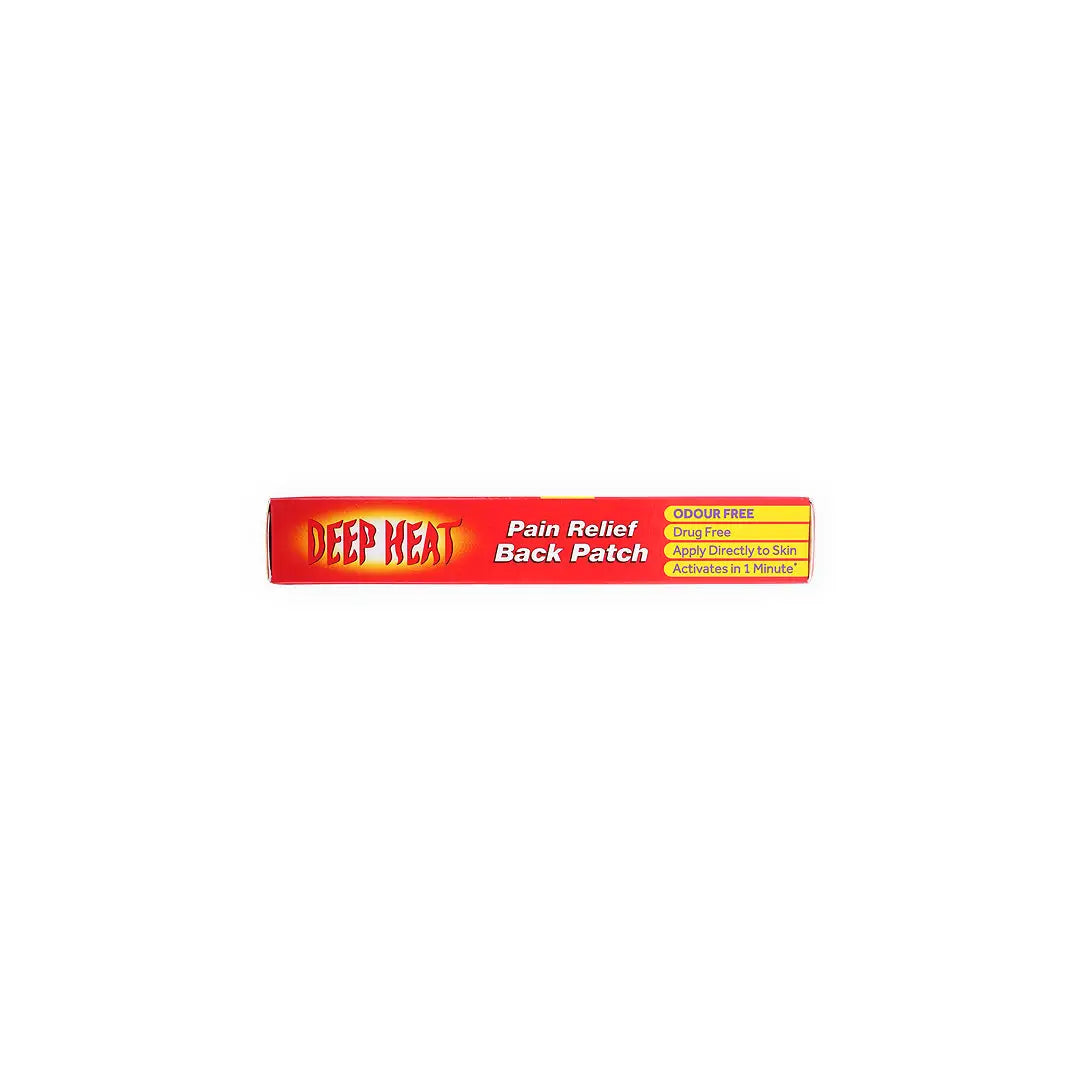 Deep Heat Pain Relief Odourless Back Patch 2pcs