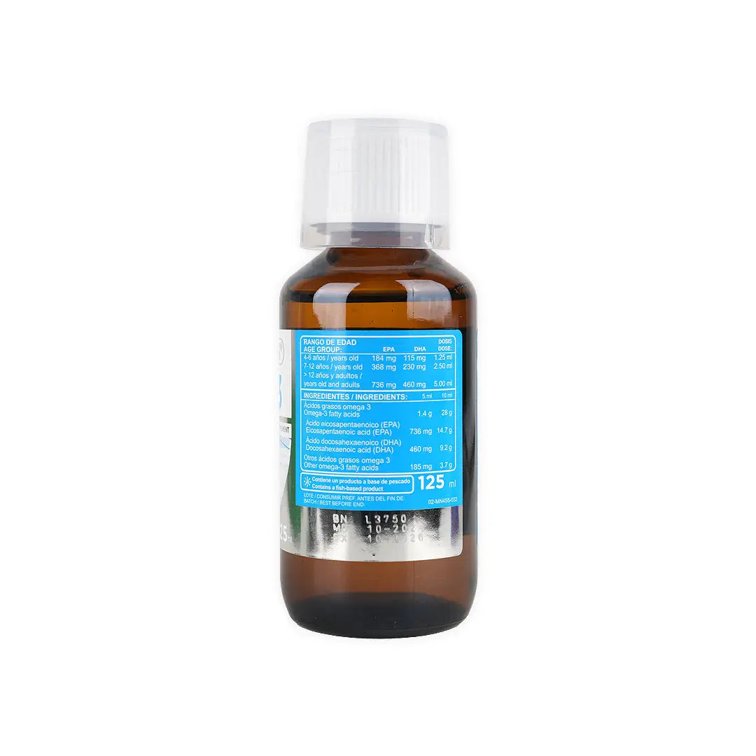 Marnys Omega 3 125ml - Lemon Flavour