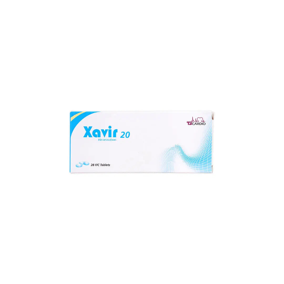 Xavir 20mg FC 28Tablets