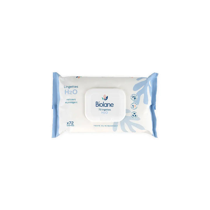 54879-Biolane H2O Wipes 72 Pcs