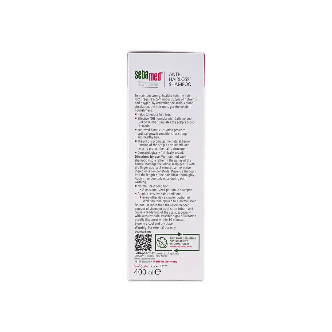 54880-Sebamed Anti-Hairloss Shampoo 400ml +4