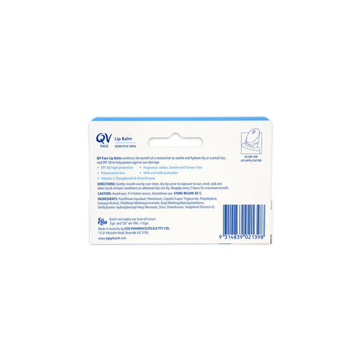 54907-QV Face Spf 30 Lip Balm 15g +2