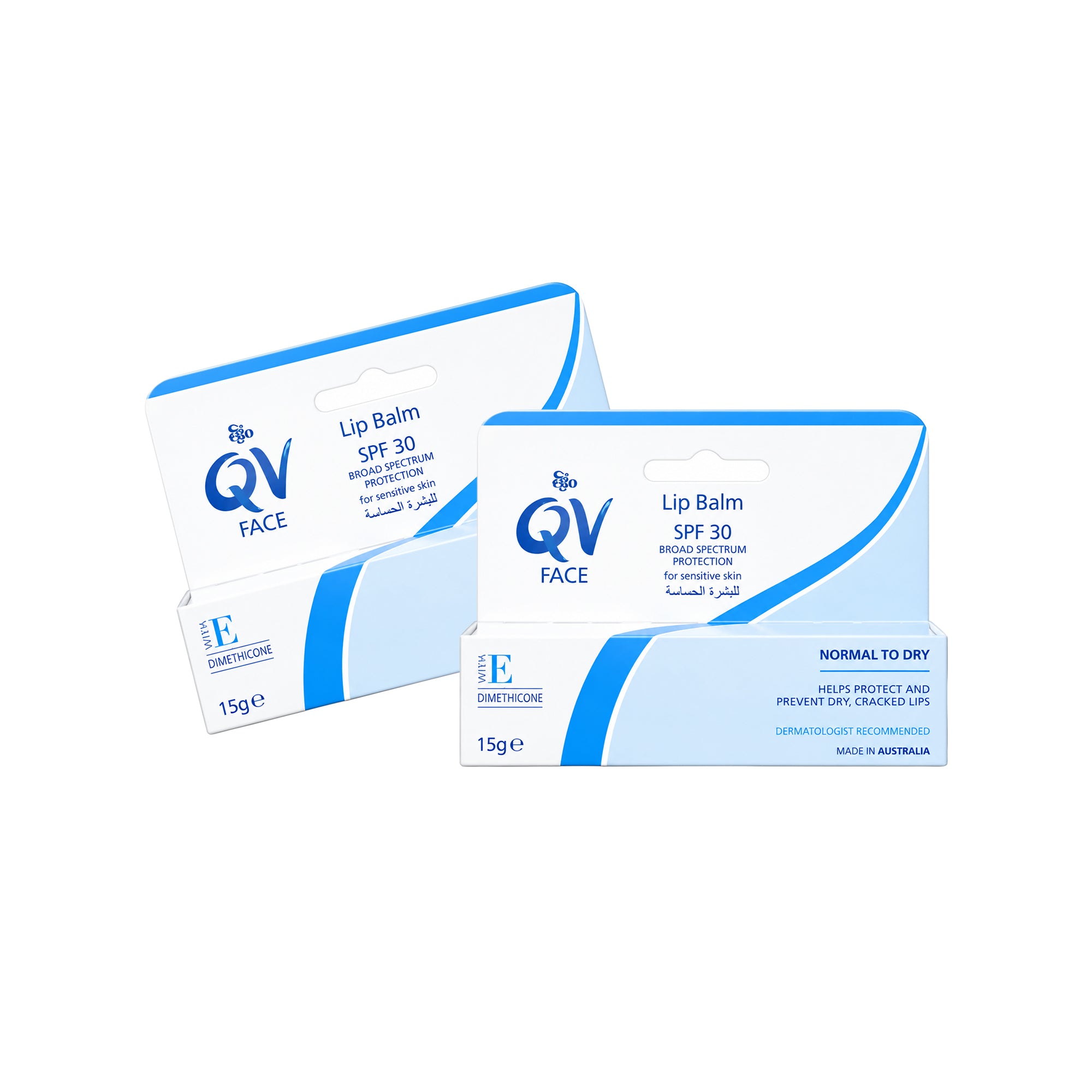 98016-QV Face SPF 30 Lip Balm 15g Duo Set 0