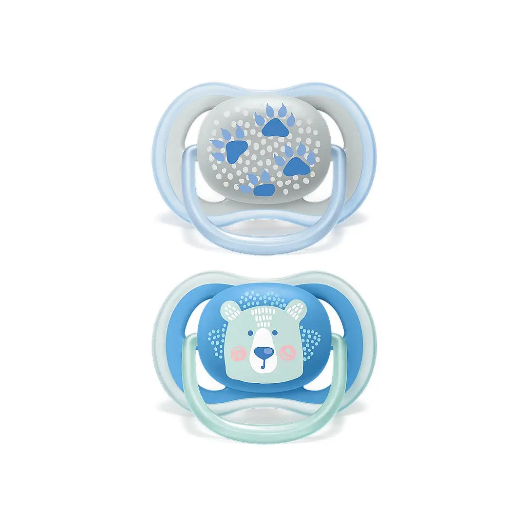 54911-Avent Ultra Air Soother 6-18m 2Pcs-Scf085/06 (PA256) +1