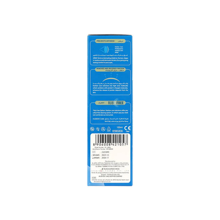 54919-Fashion Care Lenses Solution 120ml +5