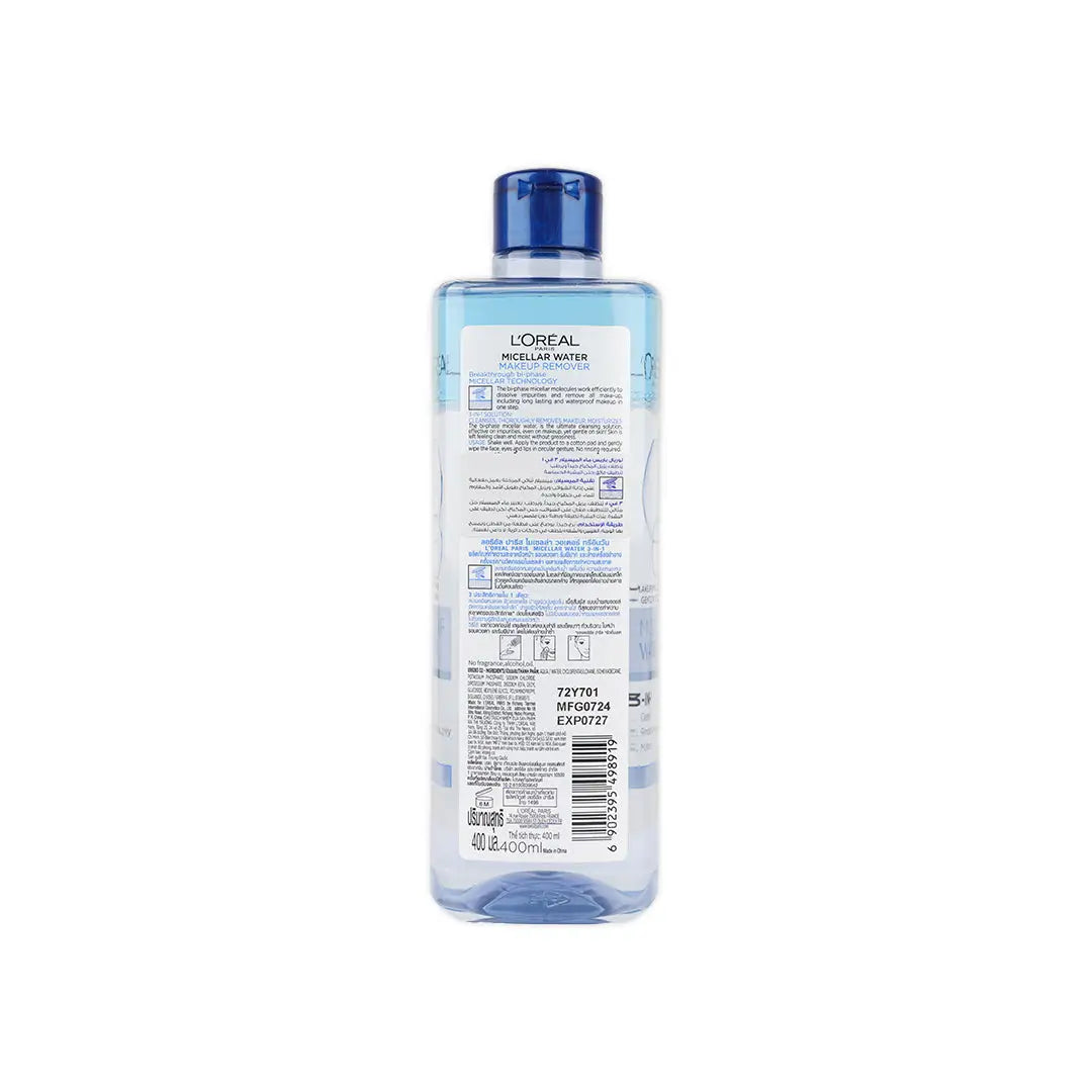 L_oreal Micellar Water Deep Cleansing 400ml