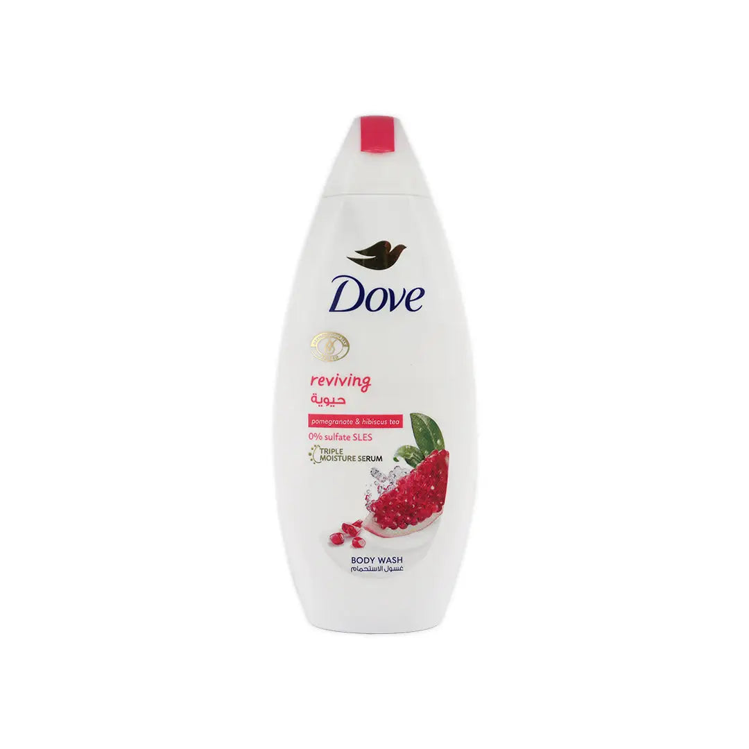 Dove Reviving Body Wash 250ml-Pomegranate & Hibiscus