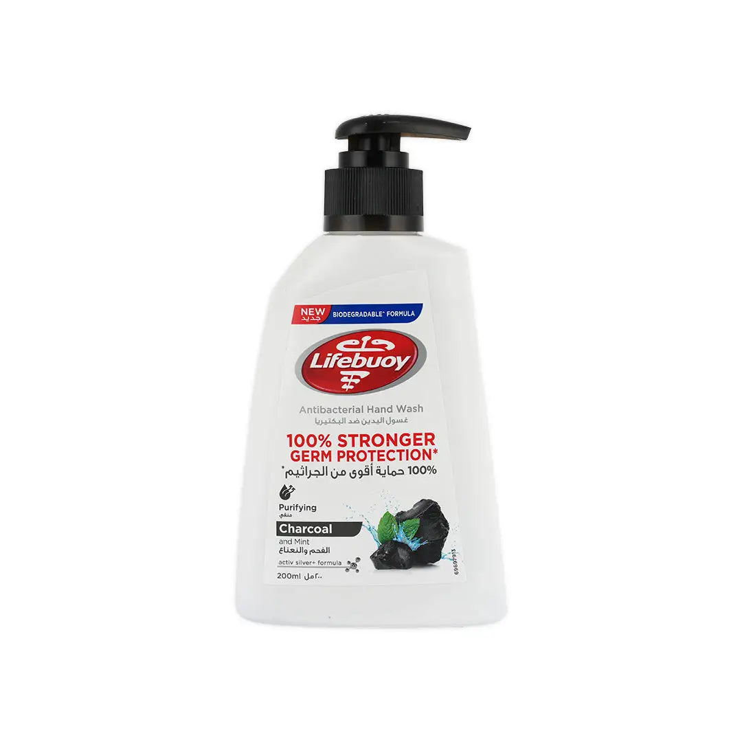 Lifebuoy Hand Wash 200ml-Charcoal & Mint