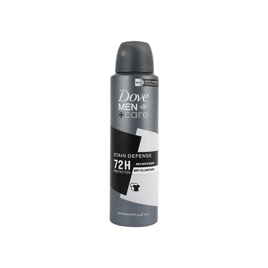 55004-Dove Antiperspirant Men+Care 72hrs Spray 150ml-Stain Defense