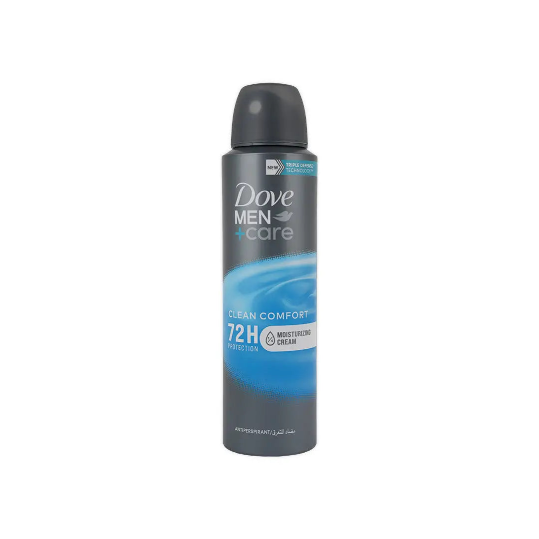 Dove Antiperspirant Men+Care 72hrs Spray 150ml-Clean Comfort