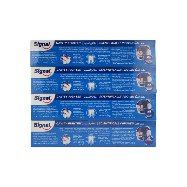 55019-Signal Cavity Fighter Toothpaste 4X120ml-Offer +1