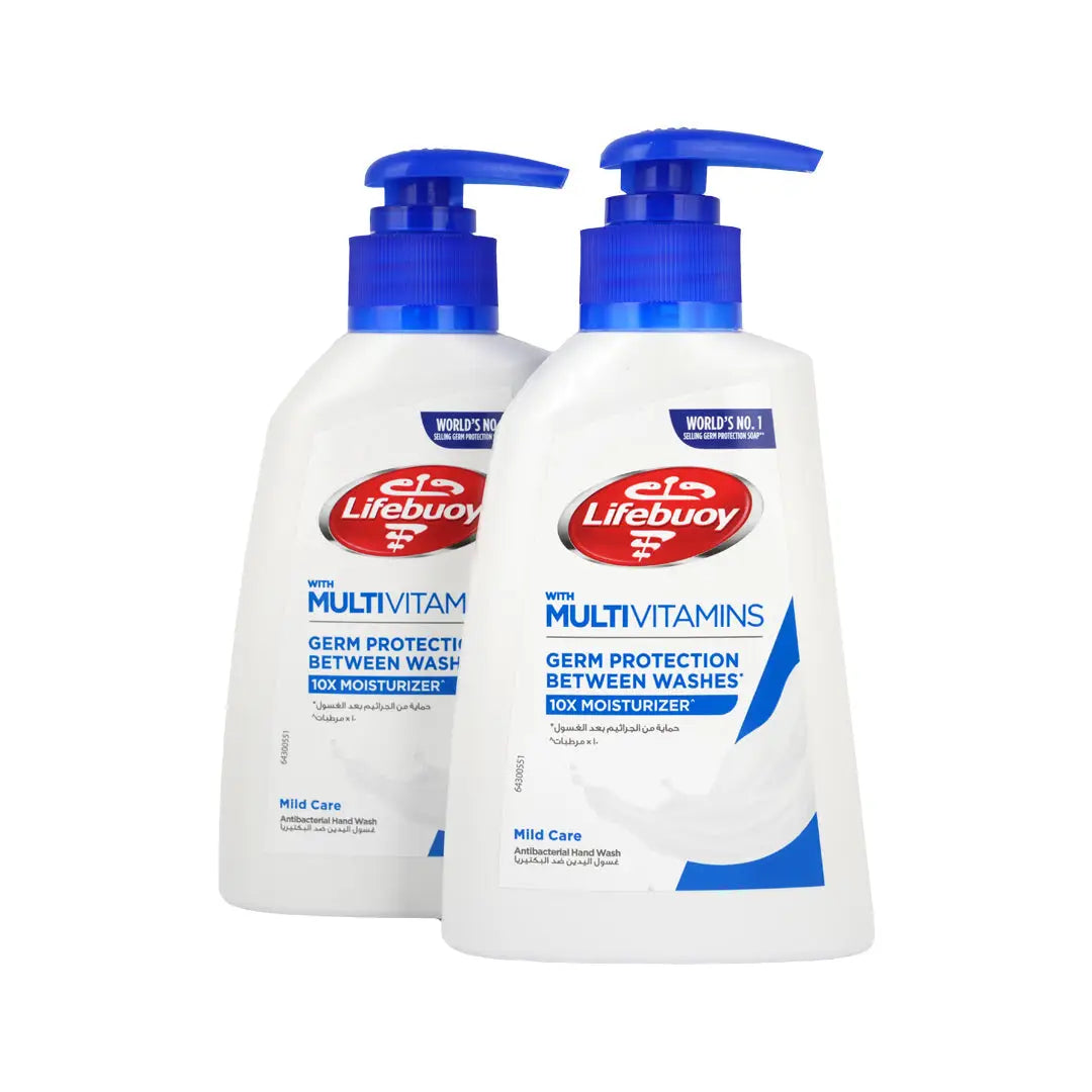55025-Lifebuoy Hand Wash 2X200ml-Mild Care