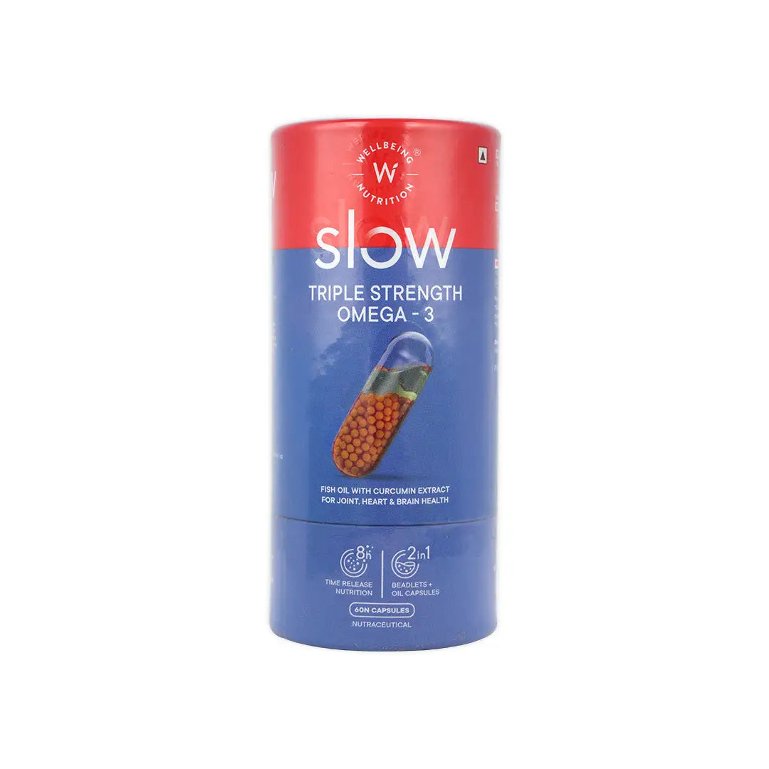 Wellbeing Slow Triple Strength Omega-3 60 Capsules