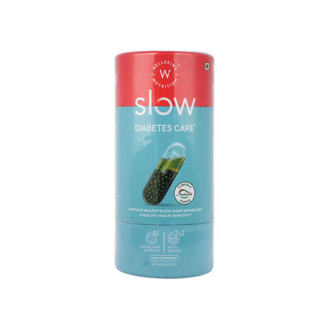 Wellbeing Slow Diabetes Care 60 Capsules