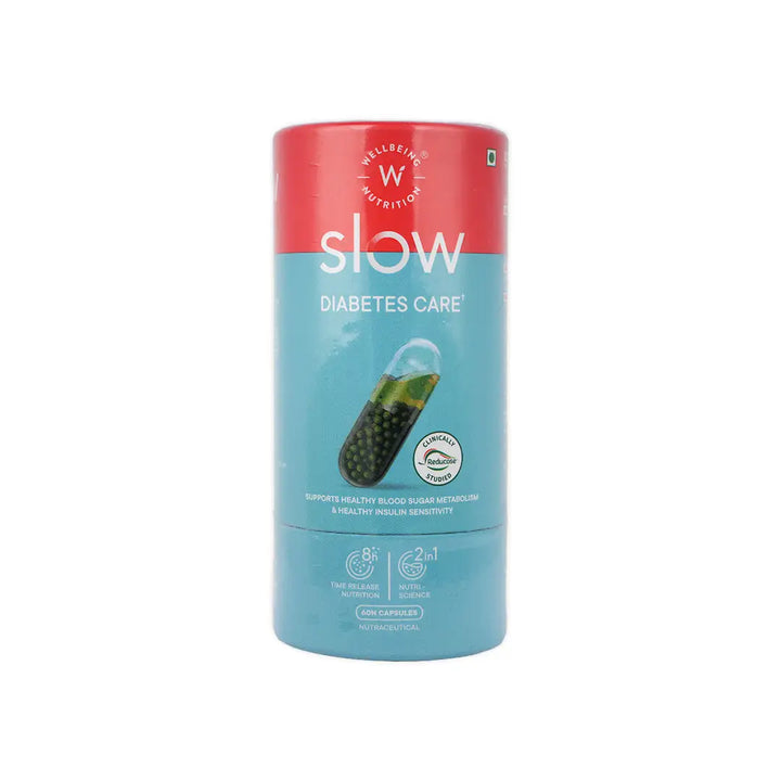 55041-Wellbeing Slow Diabetes Care 60 Capsules +1