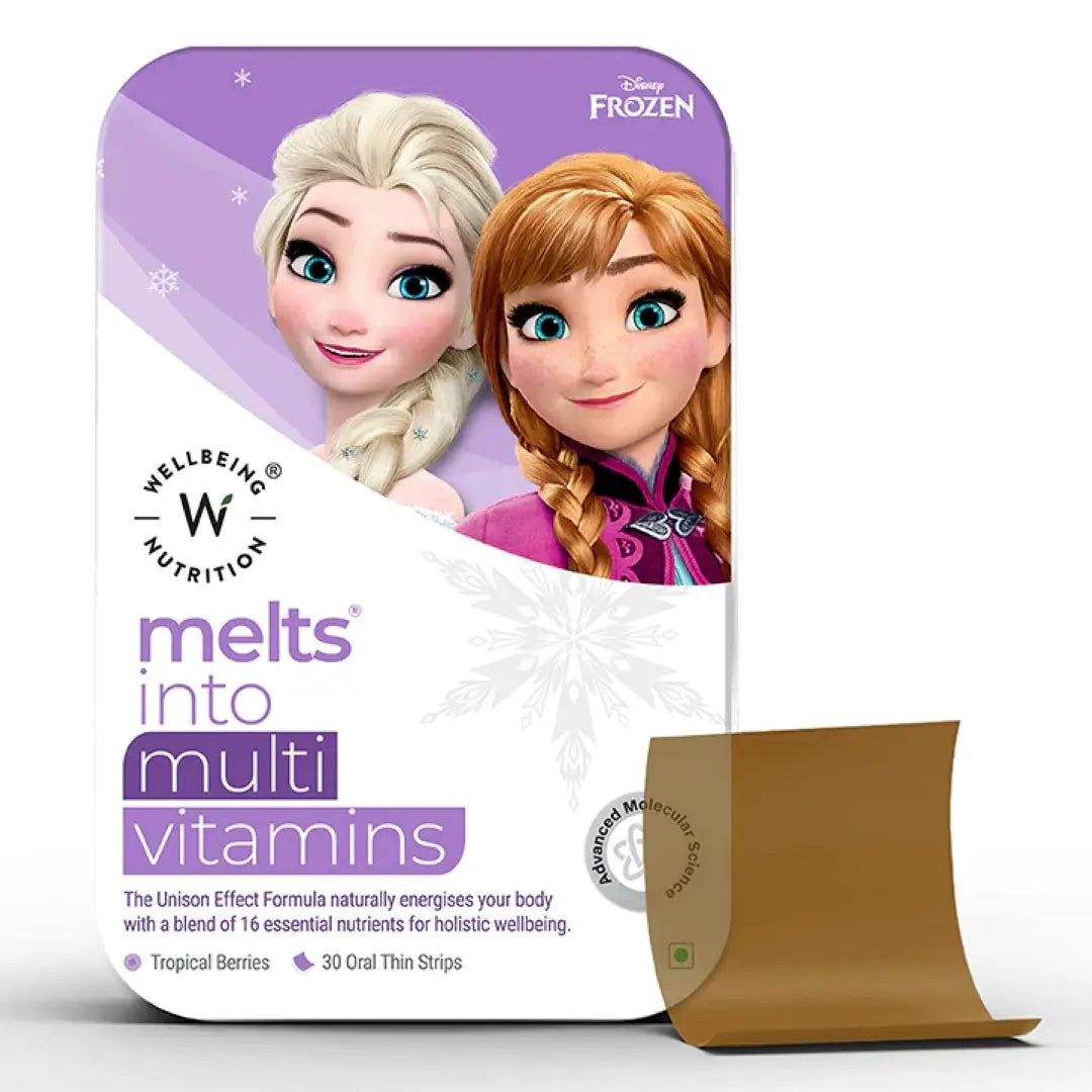 Wellbeing Melts Into Kids Multi Vitamins 30 Strips-Girl