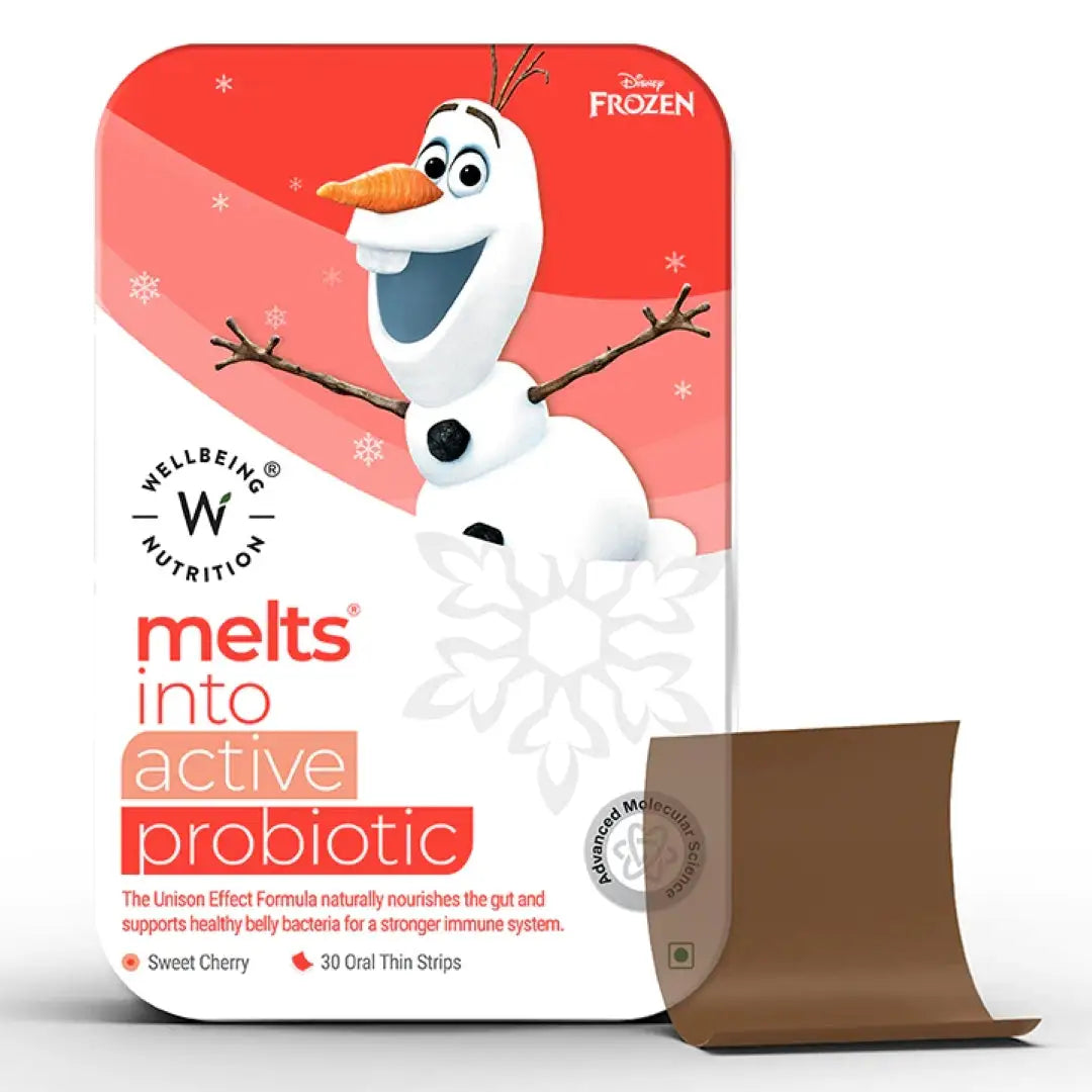 Wellbeing Melts Into Kids Active Probiotic 30 Strips