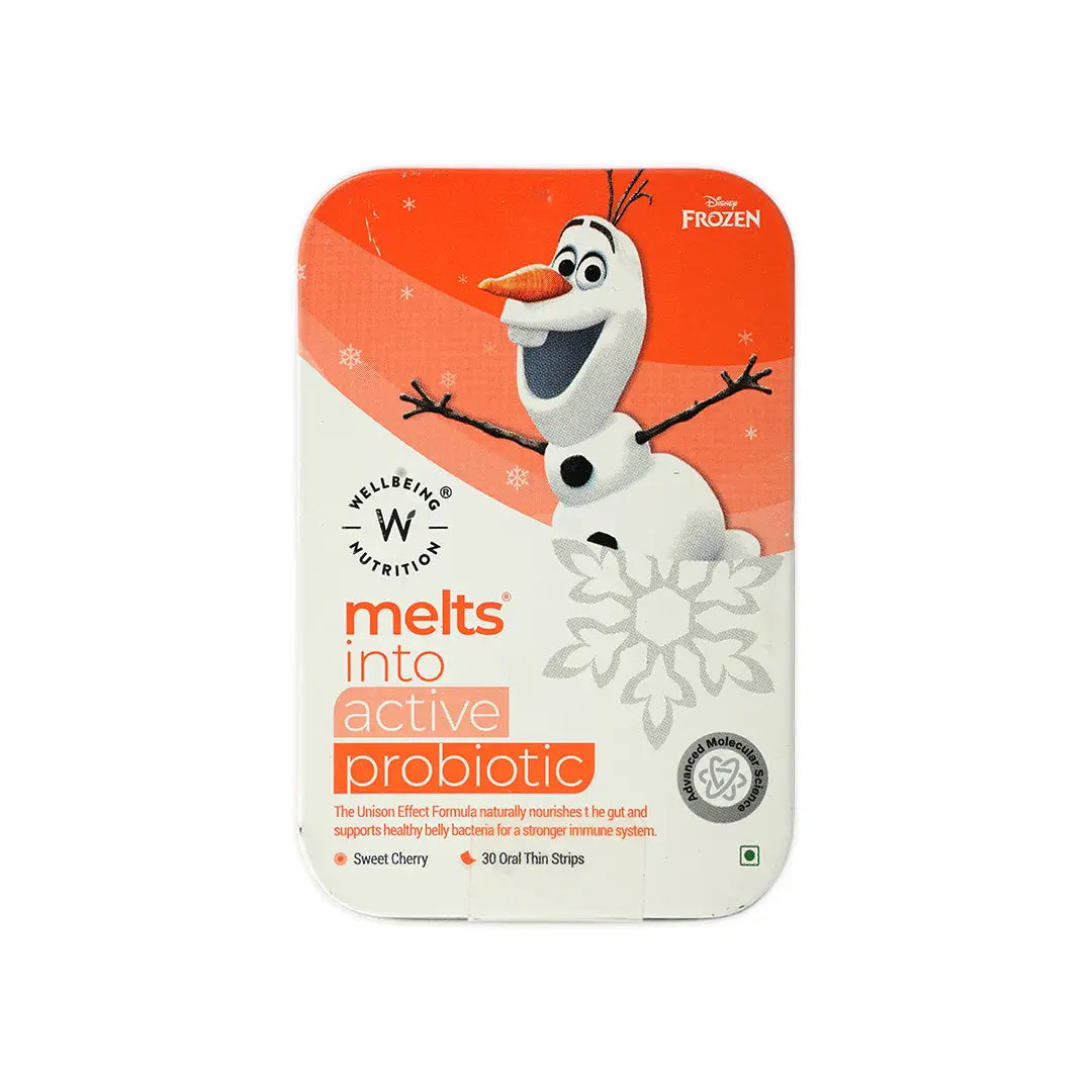 Wellbeing Melts Into Kids Active Probiotic 30 Strips