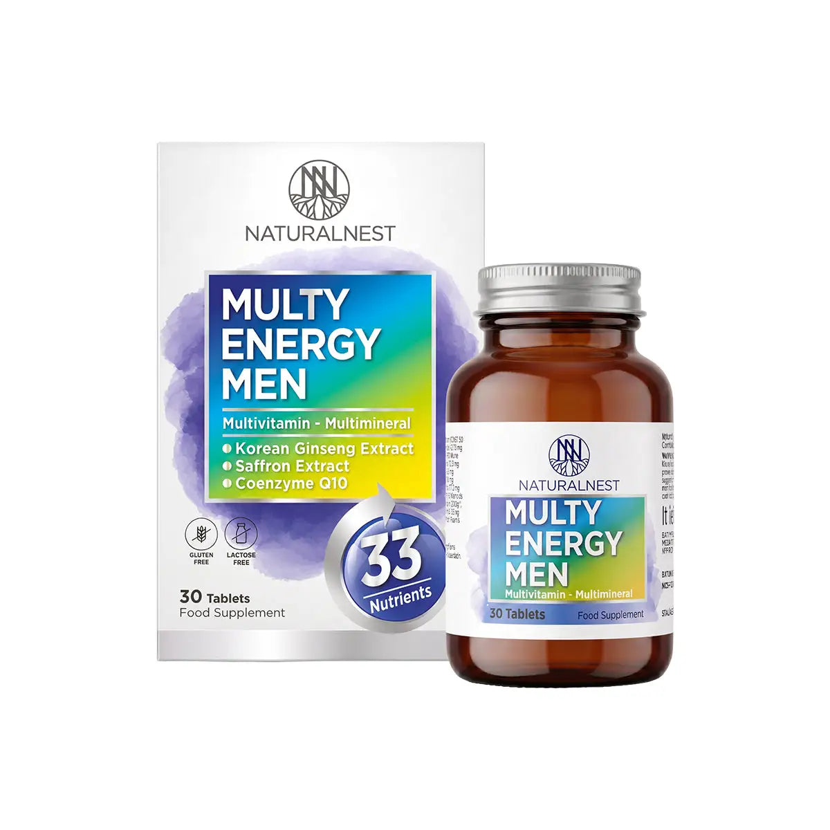 55053-Naturalnest Multy Energy Men 30  Tablets +2