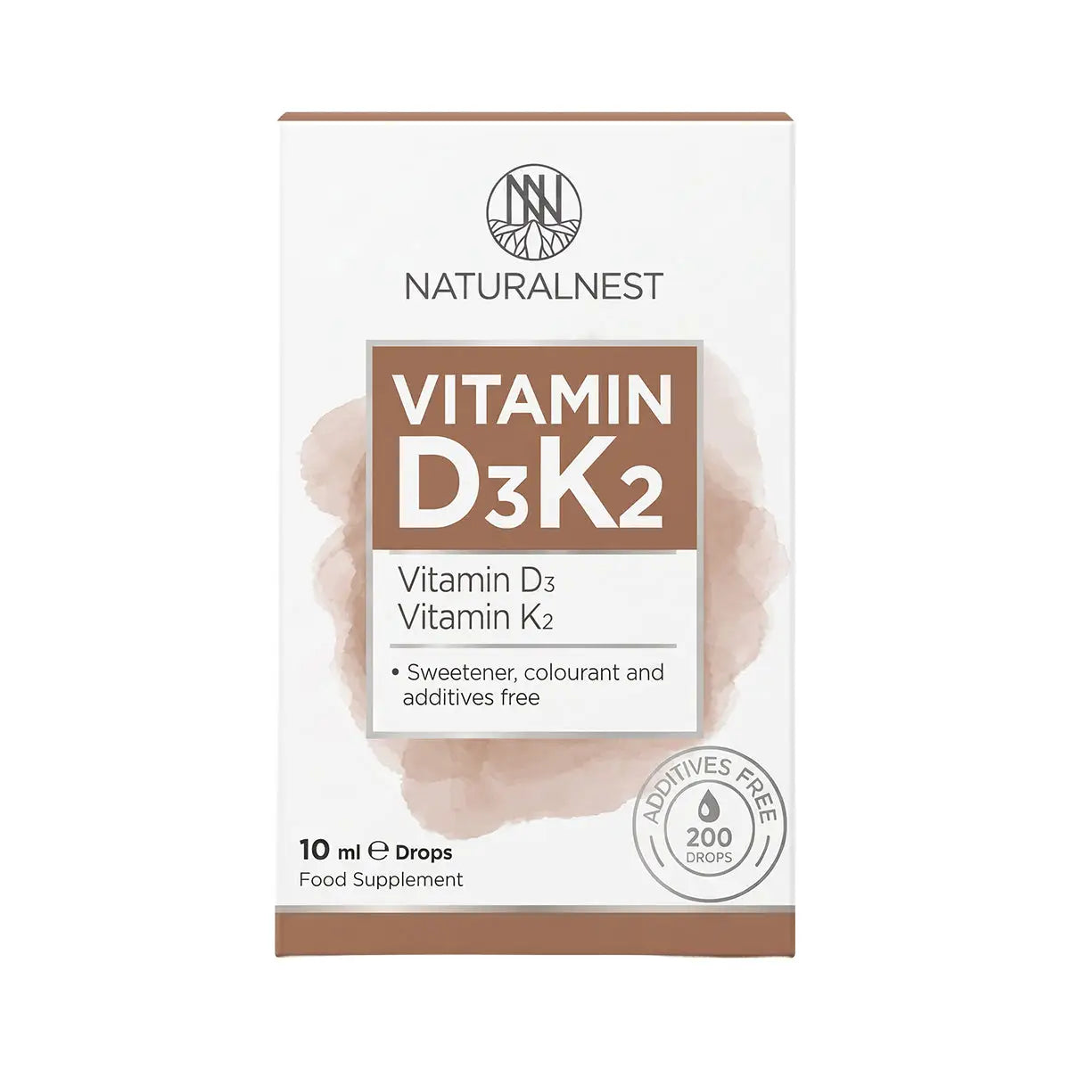 55054-Naturalnest Vitamin D3K2 10ml Drops +8