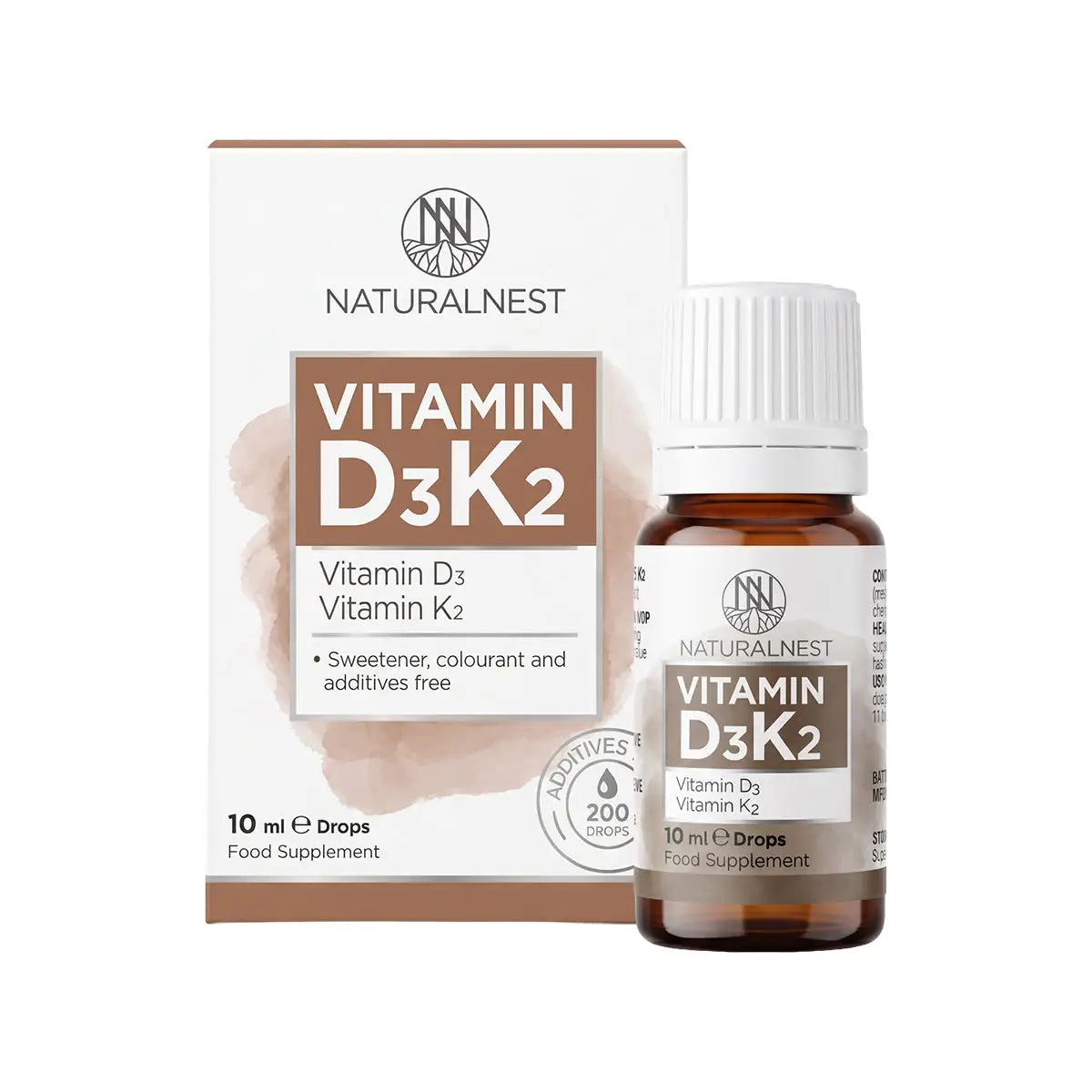 55054-Naturalnest Vitamin D3K2 10ml Drops +1