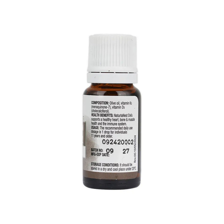 55054-Naturalnest Vitamin D3K2 10ml Drops +3