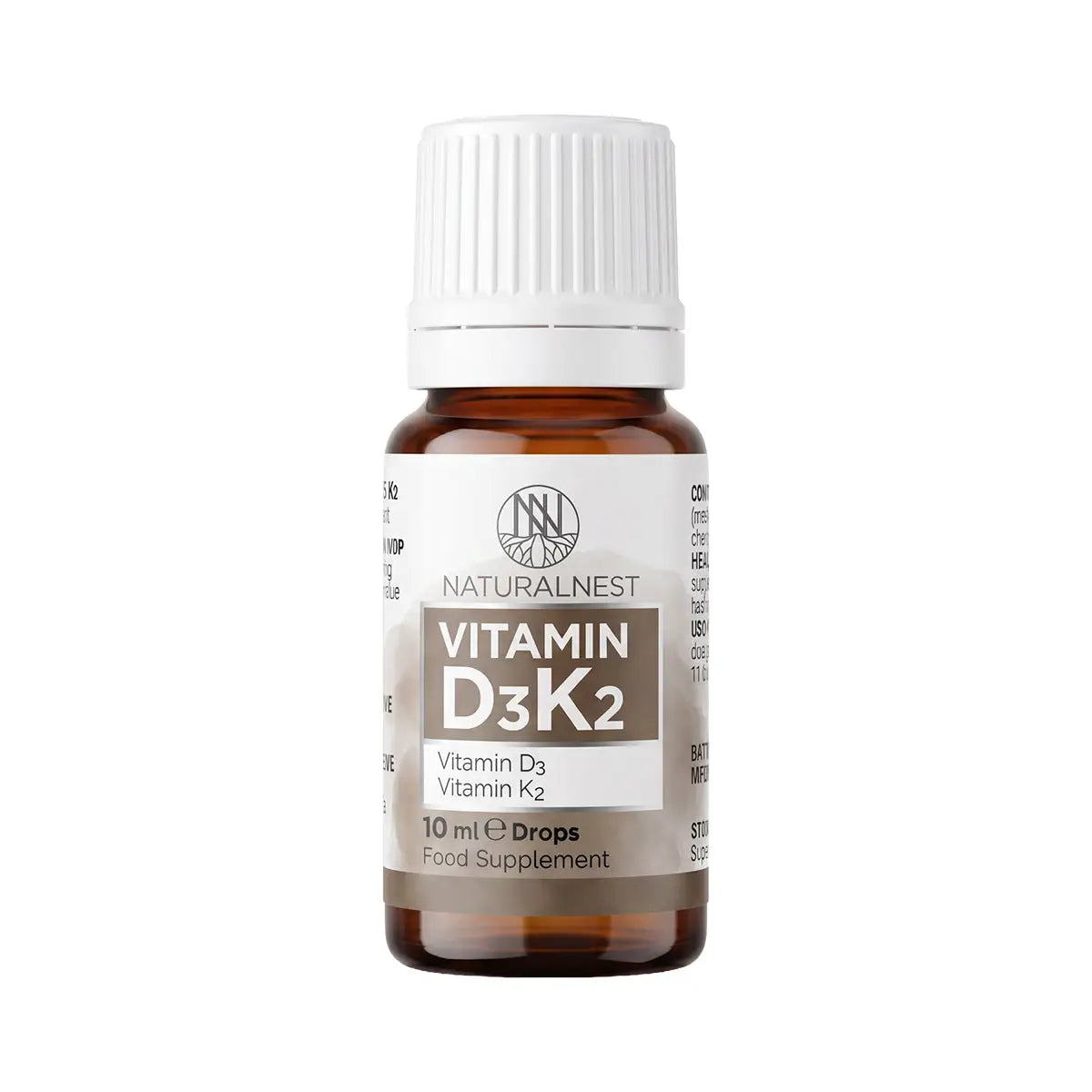 55054-Naturalnest Vitamin D3K2 10ml Drops +2