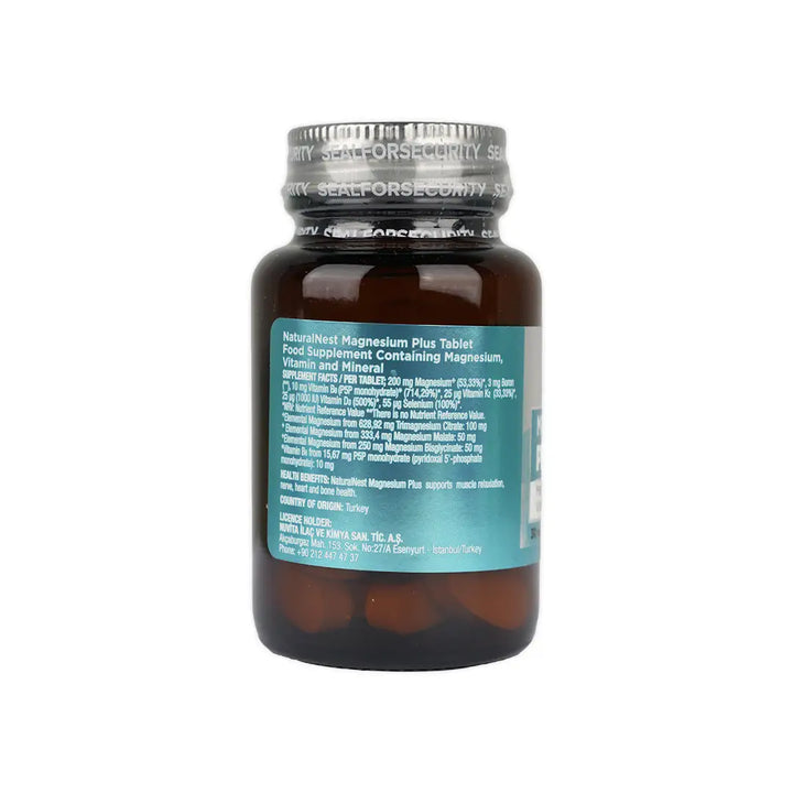 55055-Naturalnest Magnesium Plus 30 Tablets +4