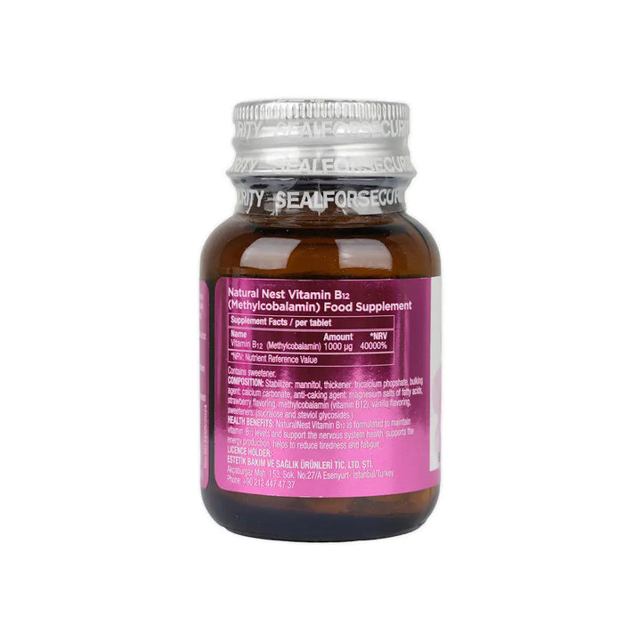 55056-Naturalnest Vitamin B12 1000mcg 60 Tablets +4