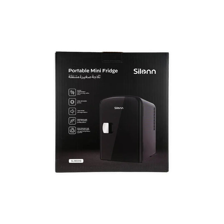 55072-Silonn Portable Mini Fridge-Black +6