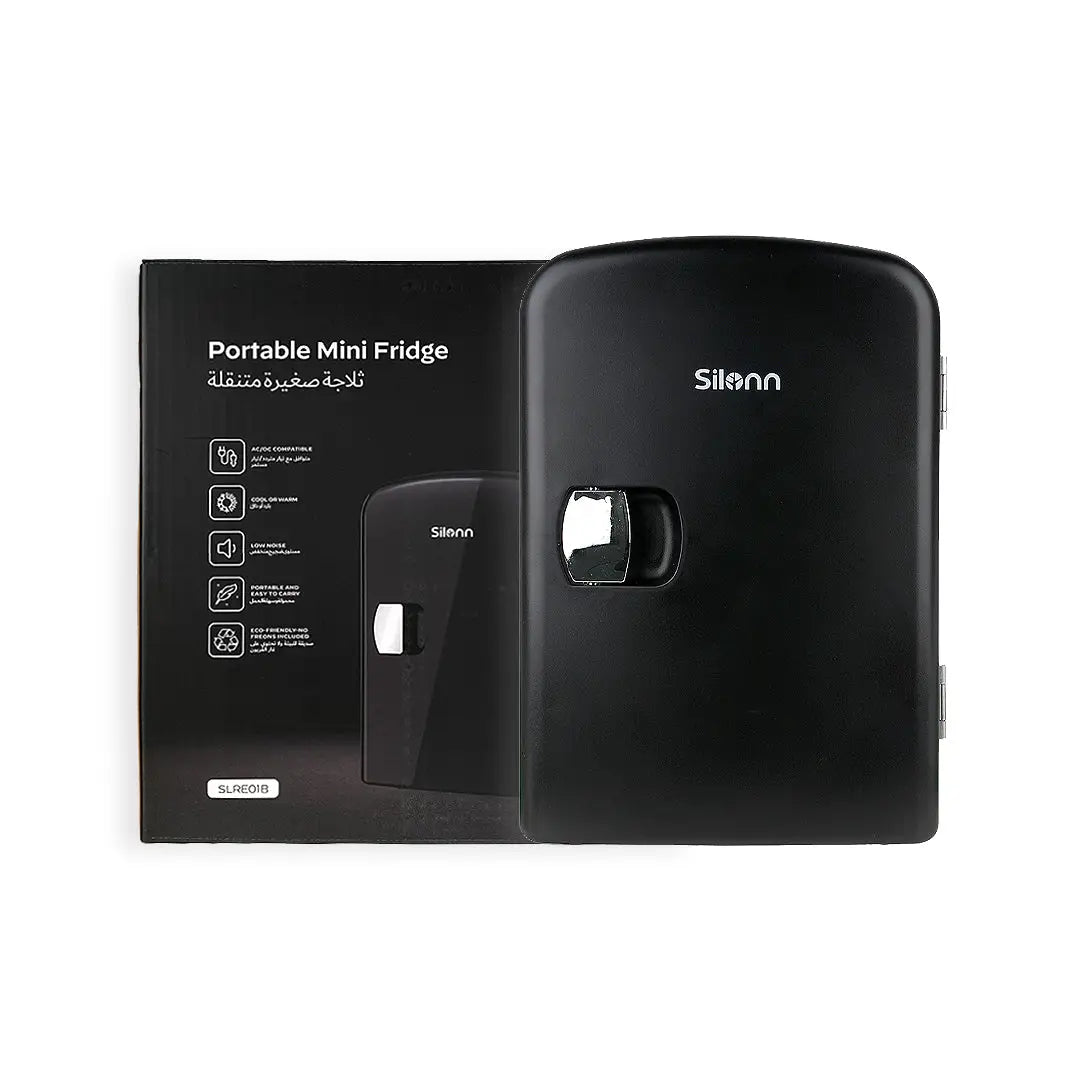 55072-Silonn Portable Mini Fridge-Black