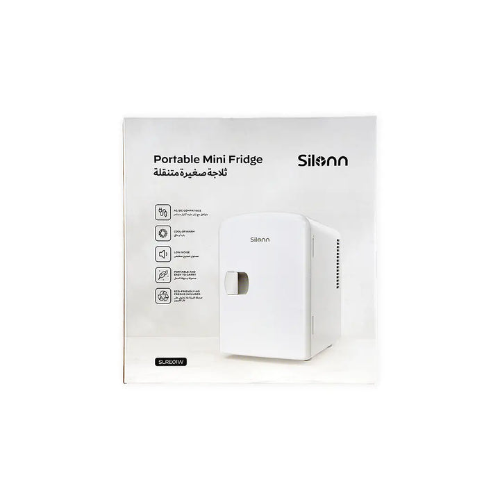 55073-Silonn Portable Mini Fridge-White +1