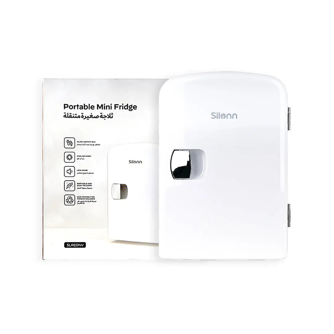 55073-Silonn Portable Mini Fridge-White
