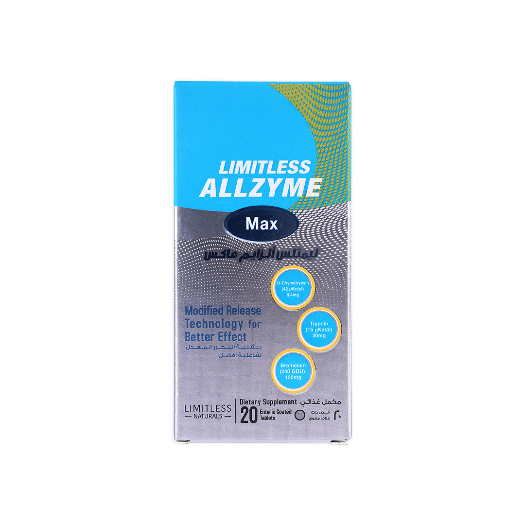 Limitless Allzyme Max 20Tab