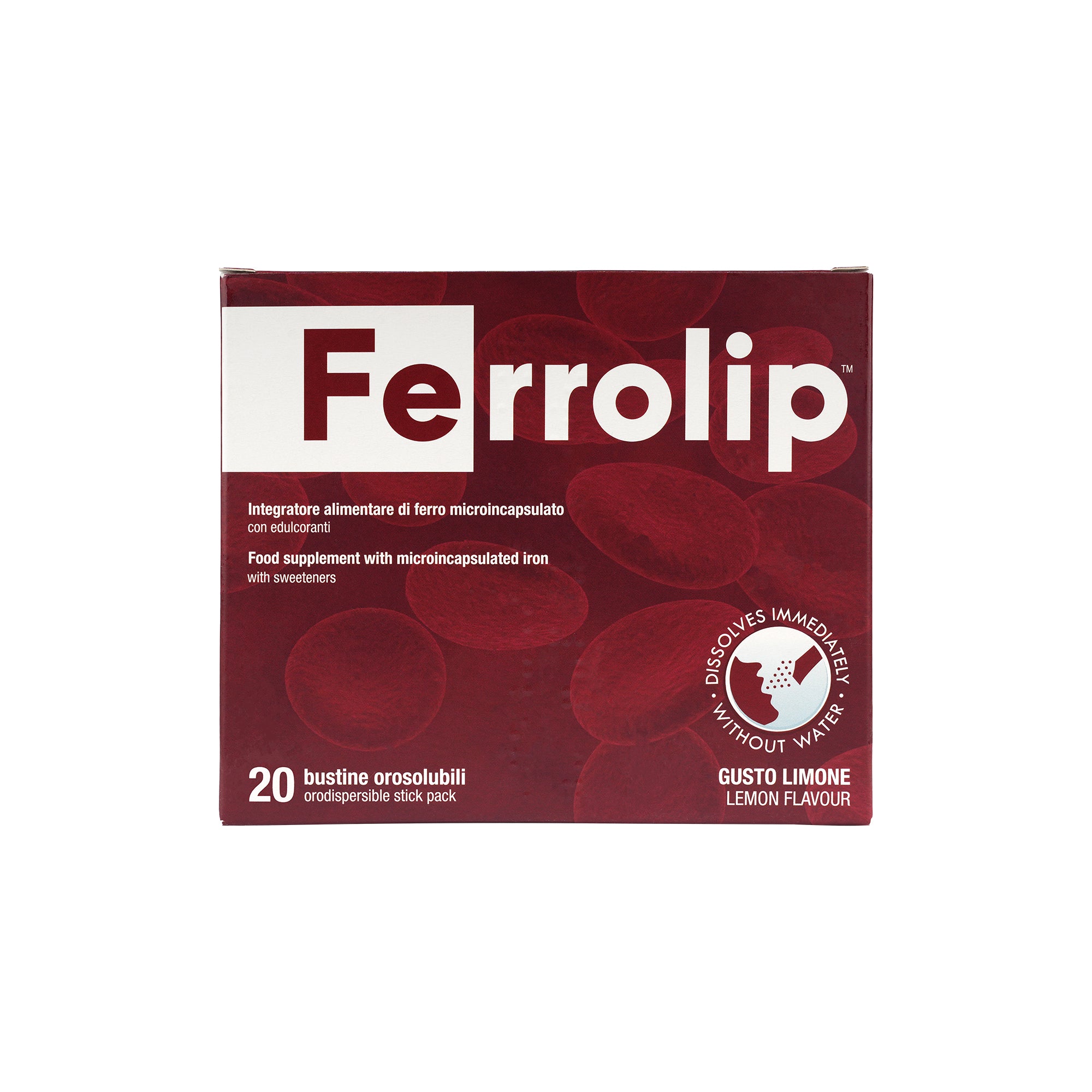 55103-Ferrolip 20 Sticks-Lemon Flavour