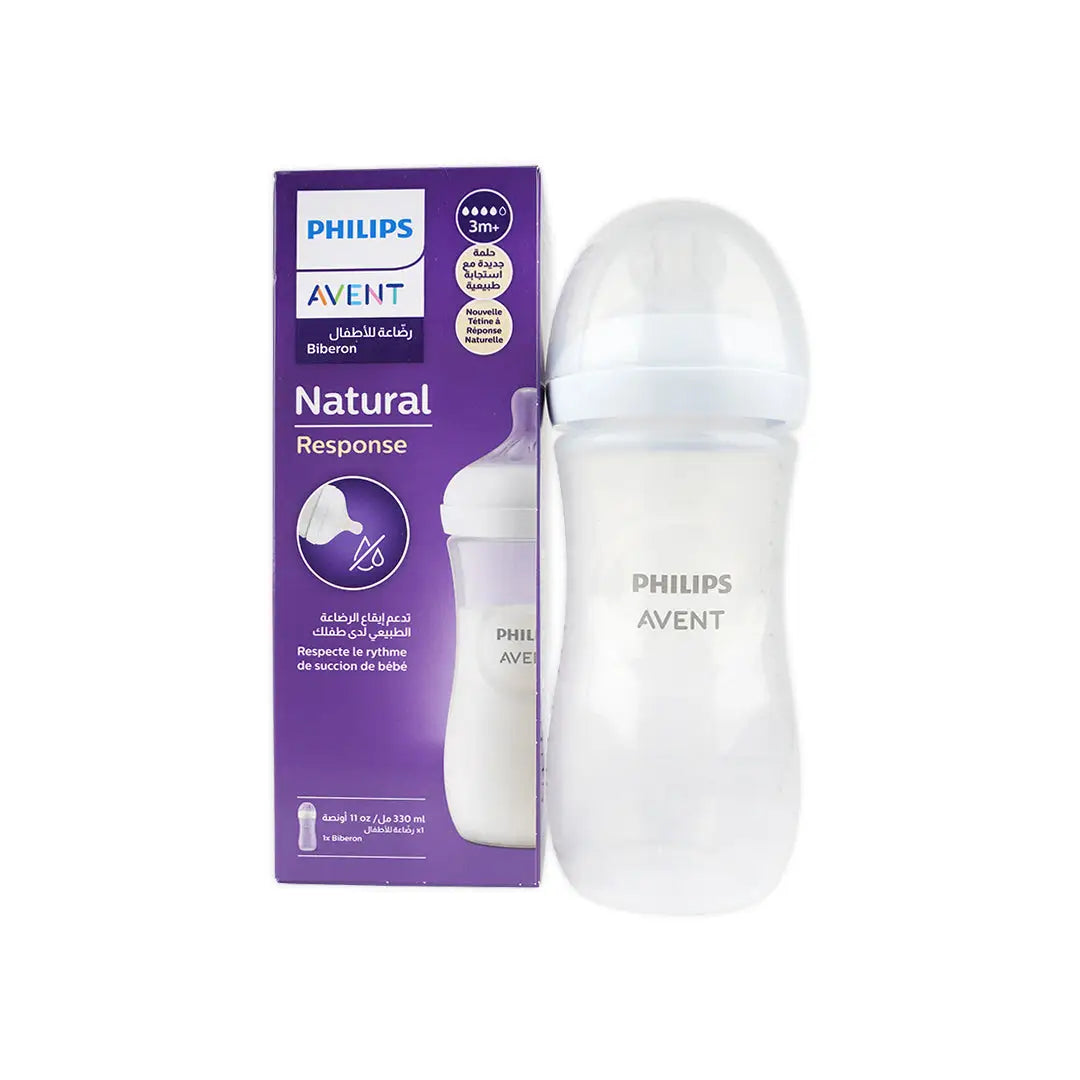 Avent Natural Baby Bottle 3m + 330ml-Y906/01(PA704)