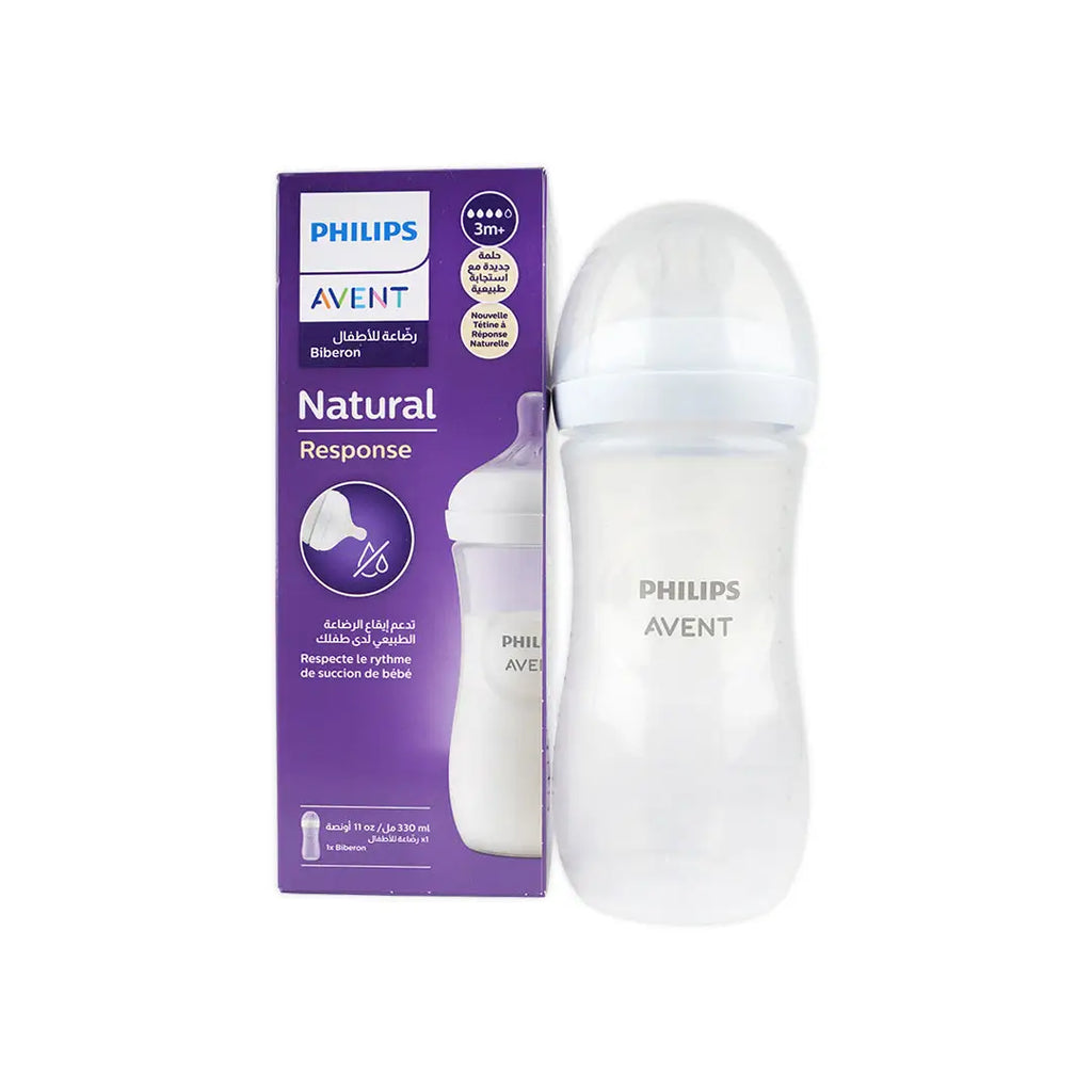 Avent Natural Baby Bottle 3m + 330ml-Y906/01(PA704)
