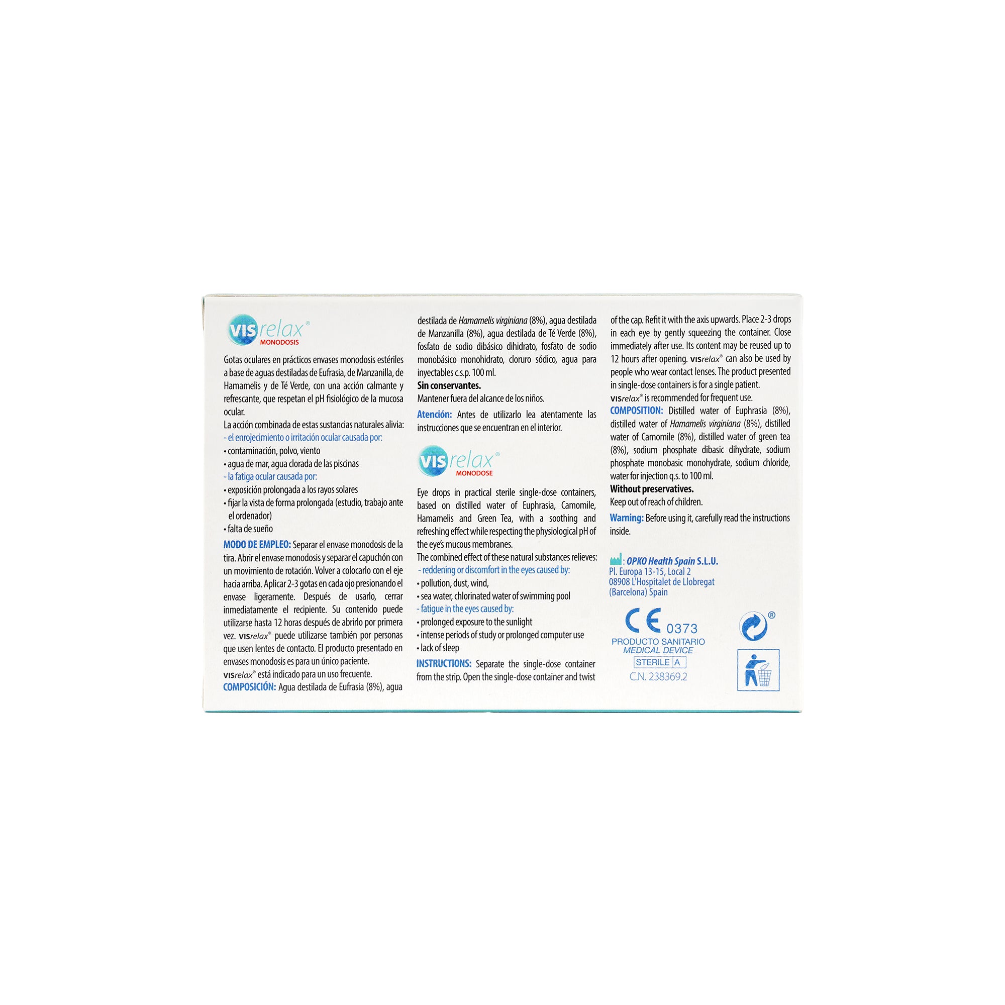 55128-Opko Vis Relax Monodosis 10 Vial +1