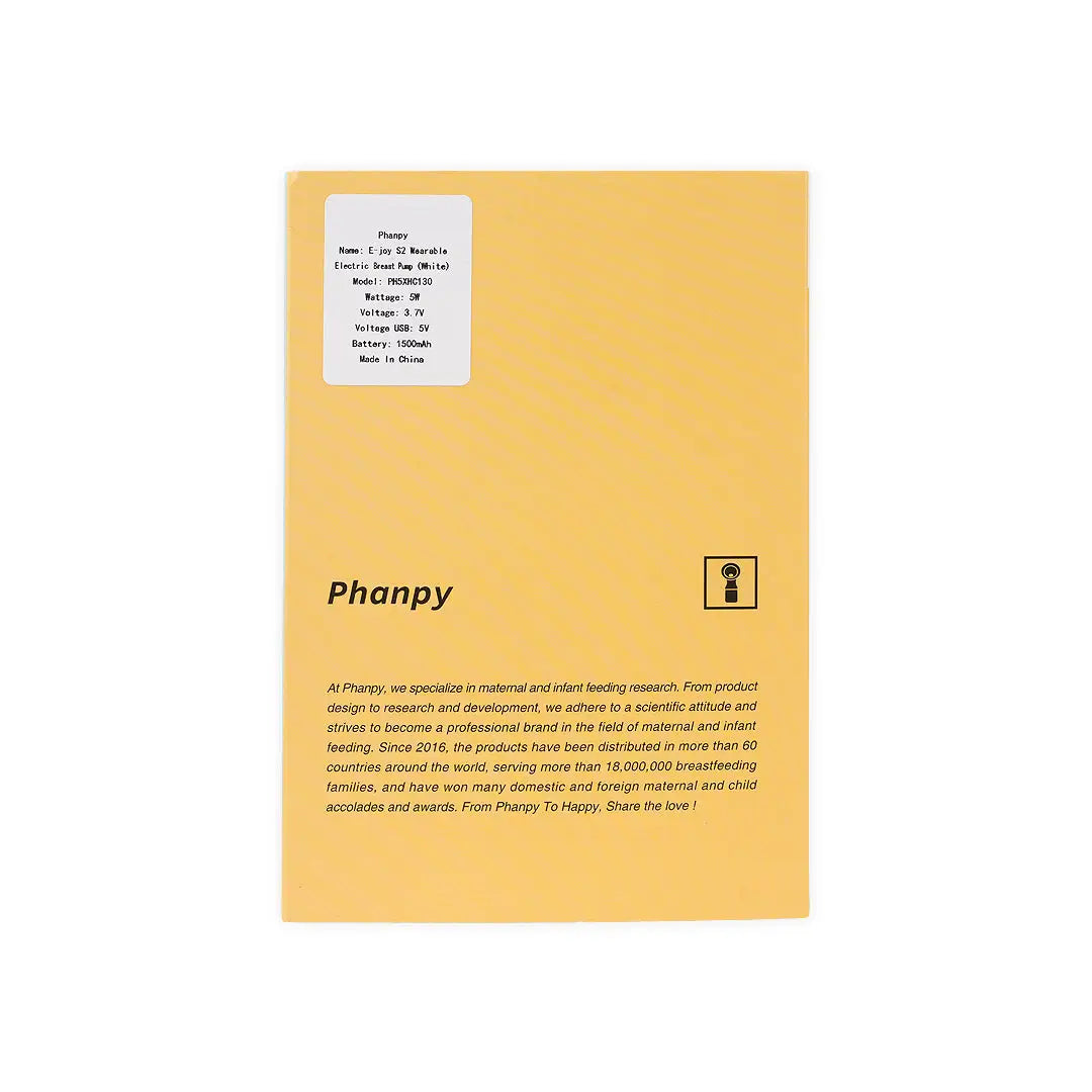 Phanpy E-Joy-S2 Wearable Electric Breast Pump