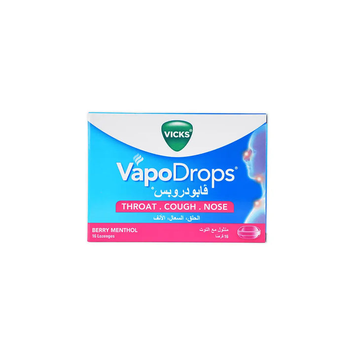 55152-Vicks Vapodrops Berry Menthol 16pcs