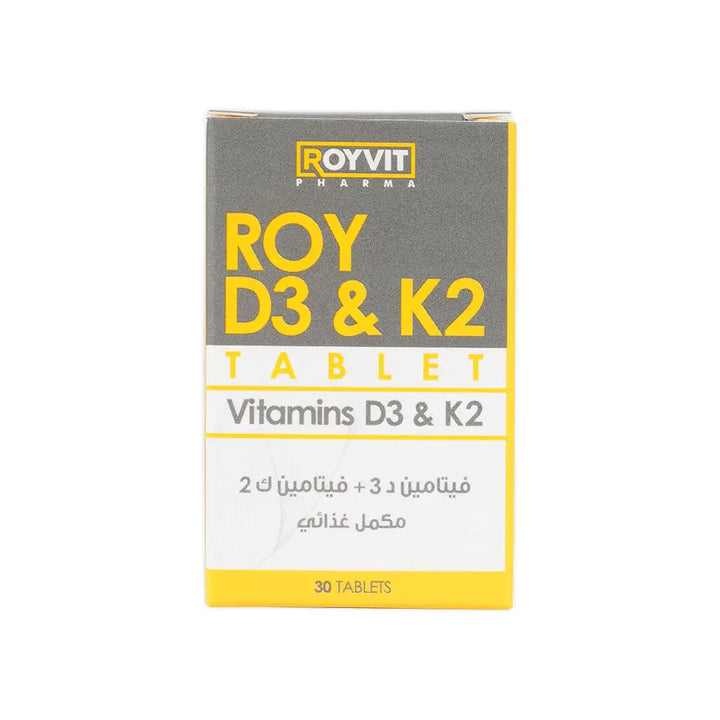 55154-Royvit Roy D3 &amp; K2 30 Tablets