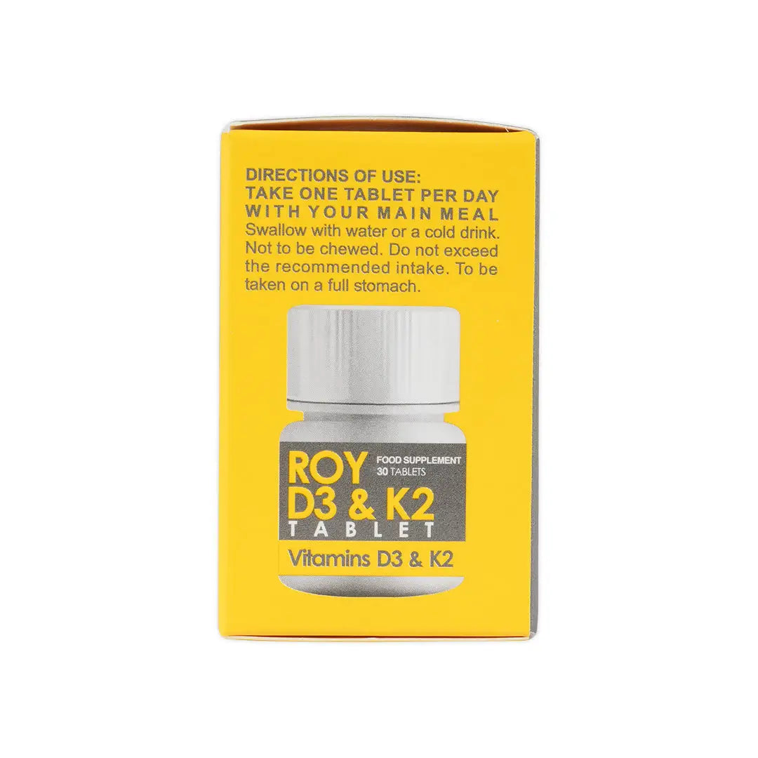 55154-Royvit Roy D3 &amp; K2 30 Tablets +5