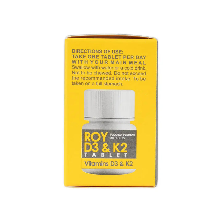 55154-Royvit Roy D3 &amp; K2 30 Tablets +5