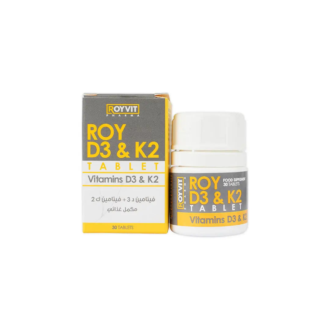 55154-Royvit Roy D3 &amp; K2 30 Tablets +1