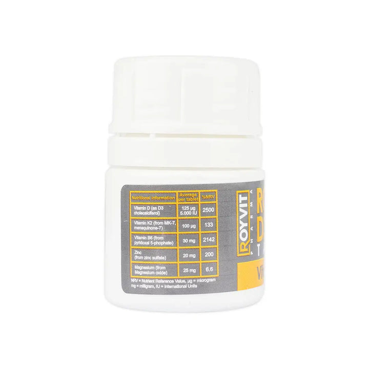 55154-Royvit Roy D3 &amp; K2 30 Tablets +6
