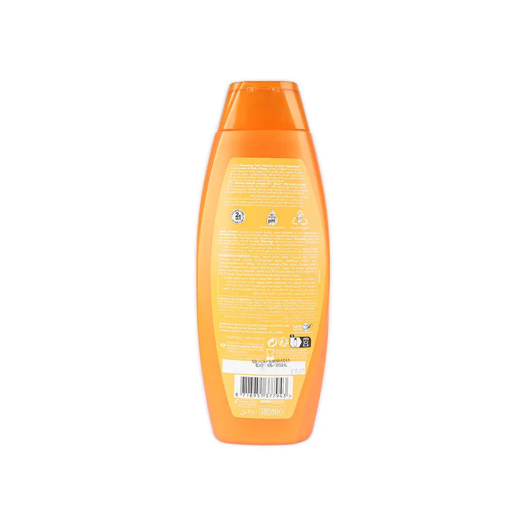 55158-Palmolive Naturals 2in1 Shampoo&Conditioner 380ml- Argan Oil +1