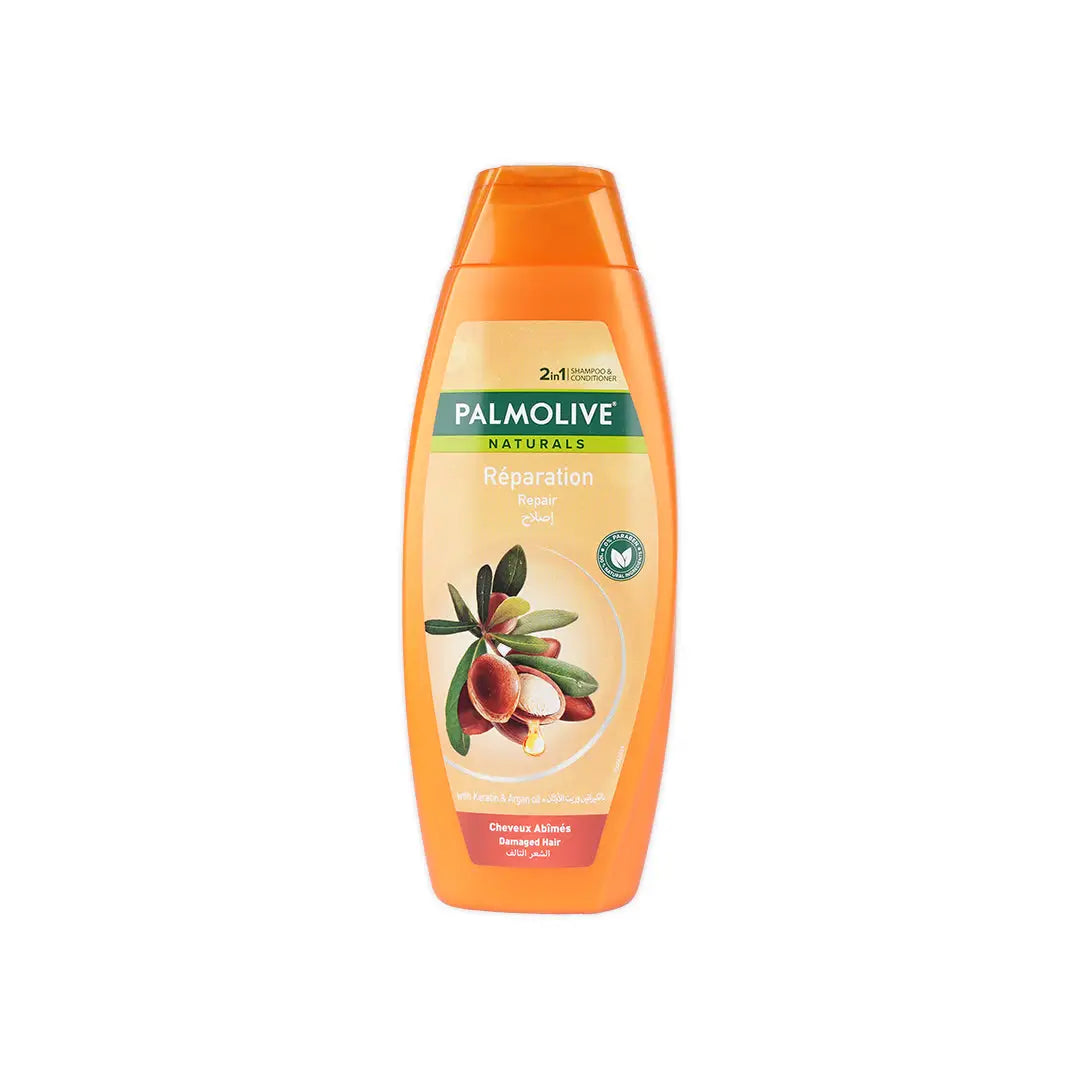 55158-Palmolive Naturals 2in1 Shampoo&Conditioner 380ml- Argan Oil