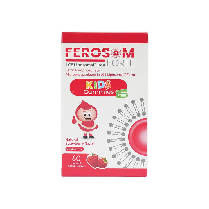 55161-Ferosom Forte Kids 60Gummies +3