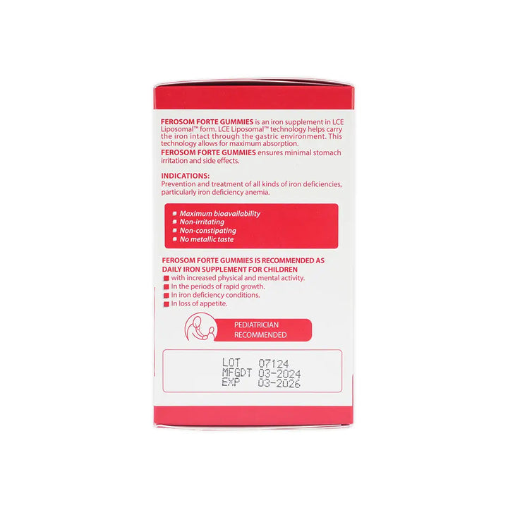 55161-Ferosom Forte Kids 60Gummies +1